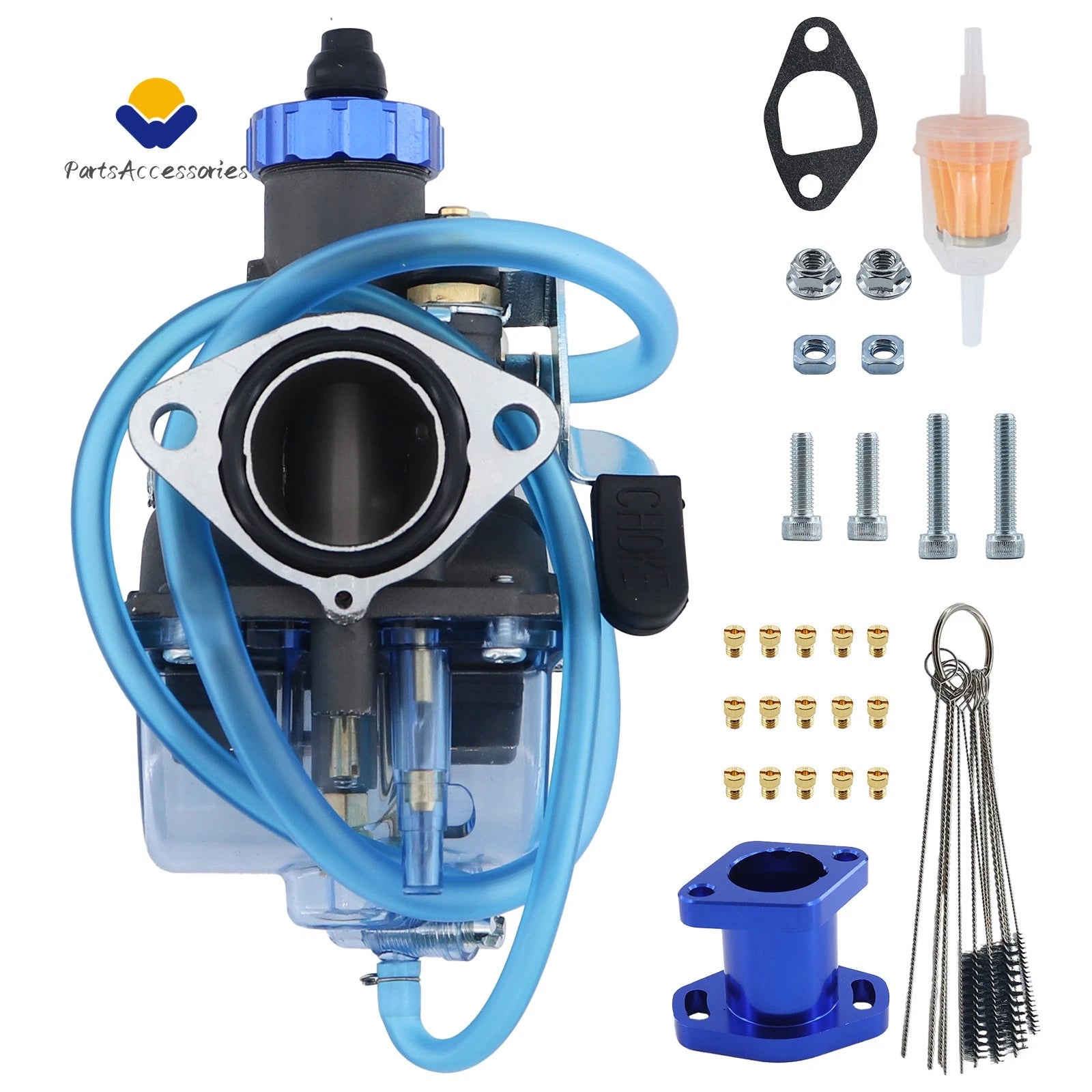Carburetor Kit for Predator 212cc, GX200, 196cc Mini Bike Go Kart (VM22)