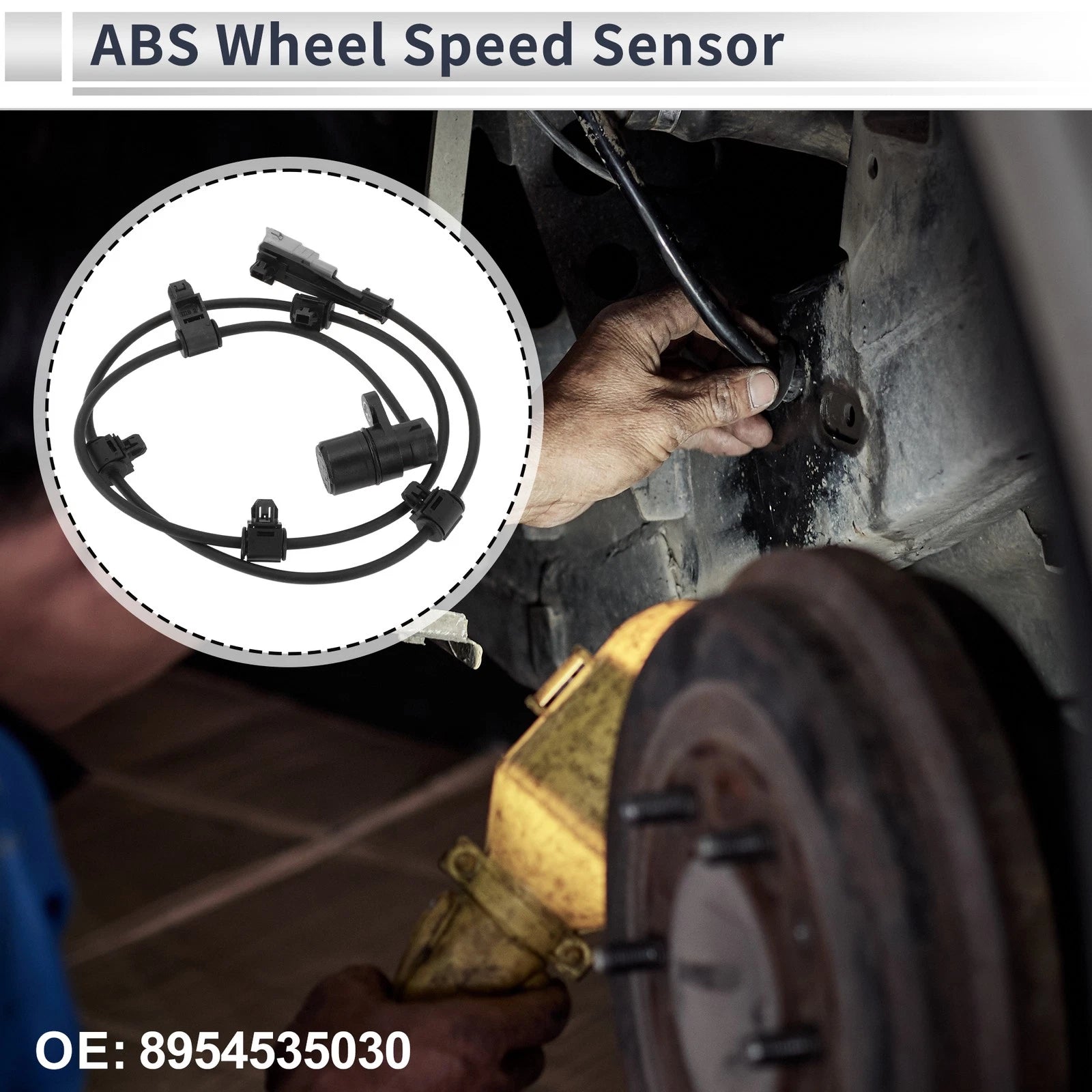 ABS Wheel Speed Sensor Replacement Rear Right for Toyota 4Runner (1996–2002)