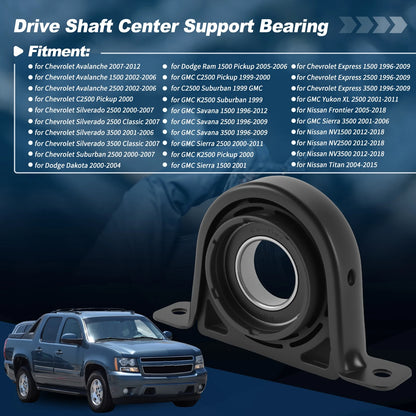 Drive Shaft Center Support Bearing Replacement for Chevrolet Avalanche 2007–2012