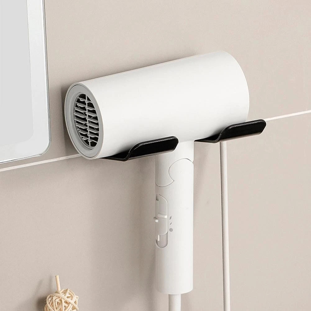 No-Drill Hair Dryer Holder Wall Mount for Bathroom Vanity Countertop