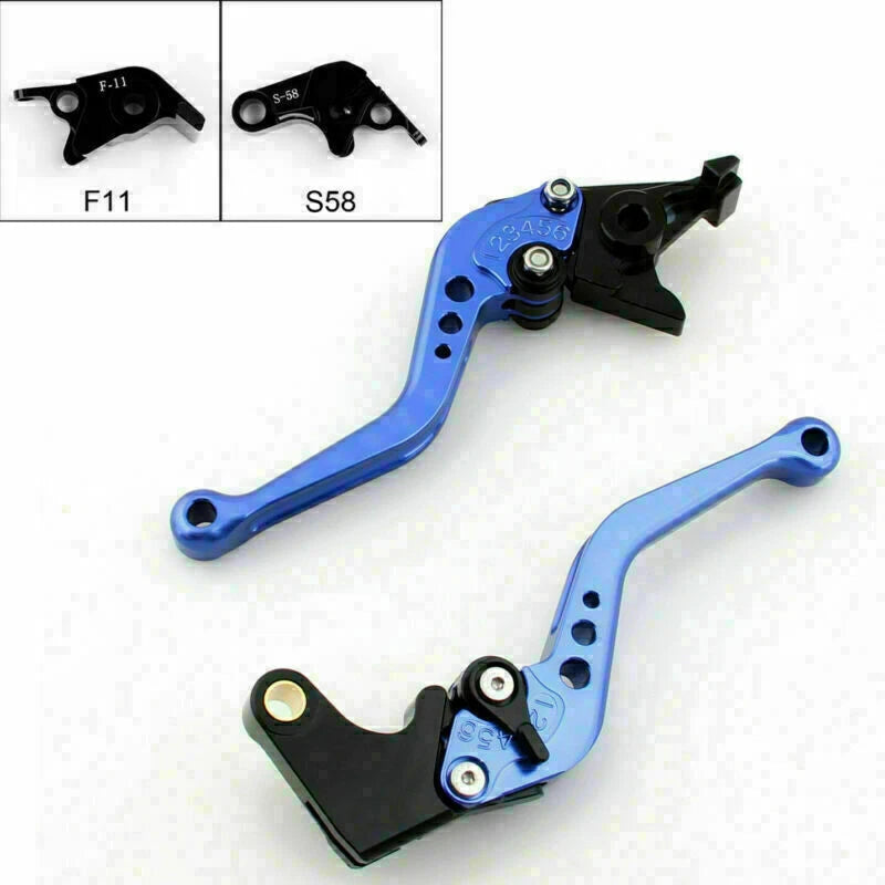 Short Brake Clutch Levers for Aprilia RSV4/RSV4 Factory (2009–2014) Blue T9