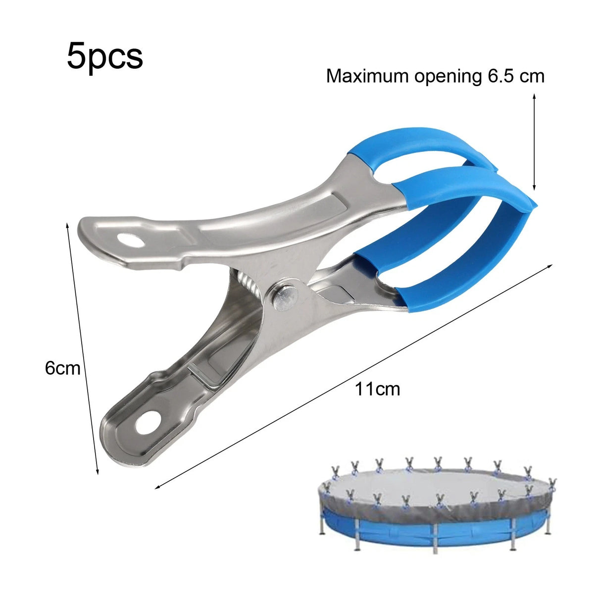 Heavy Duty Metal Clips for Above Ground Pools (2010–2023)