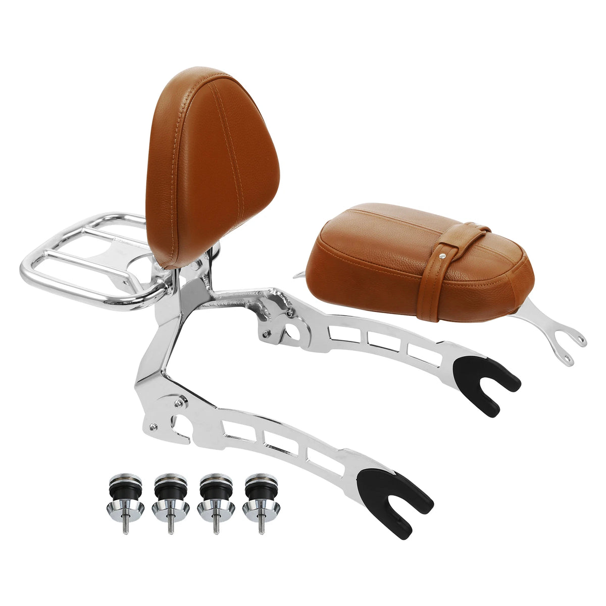 Sissy Bar Luggage Mount Kit & Seat for Indian Scout (2015–2024)