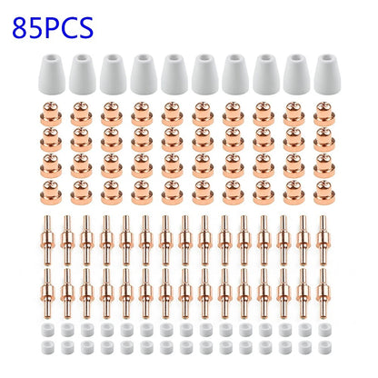 85 Pcs Air Plasma Cutter Consumables Set for PT-31/LG-40 Torch
