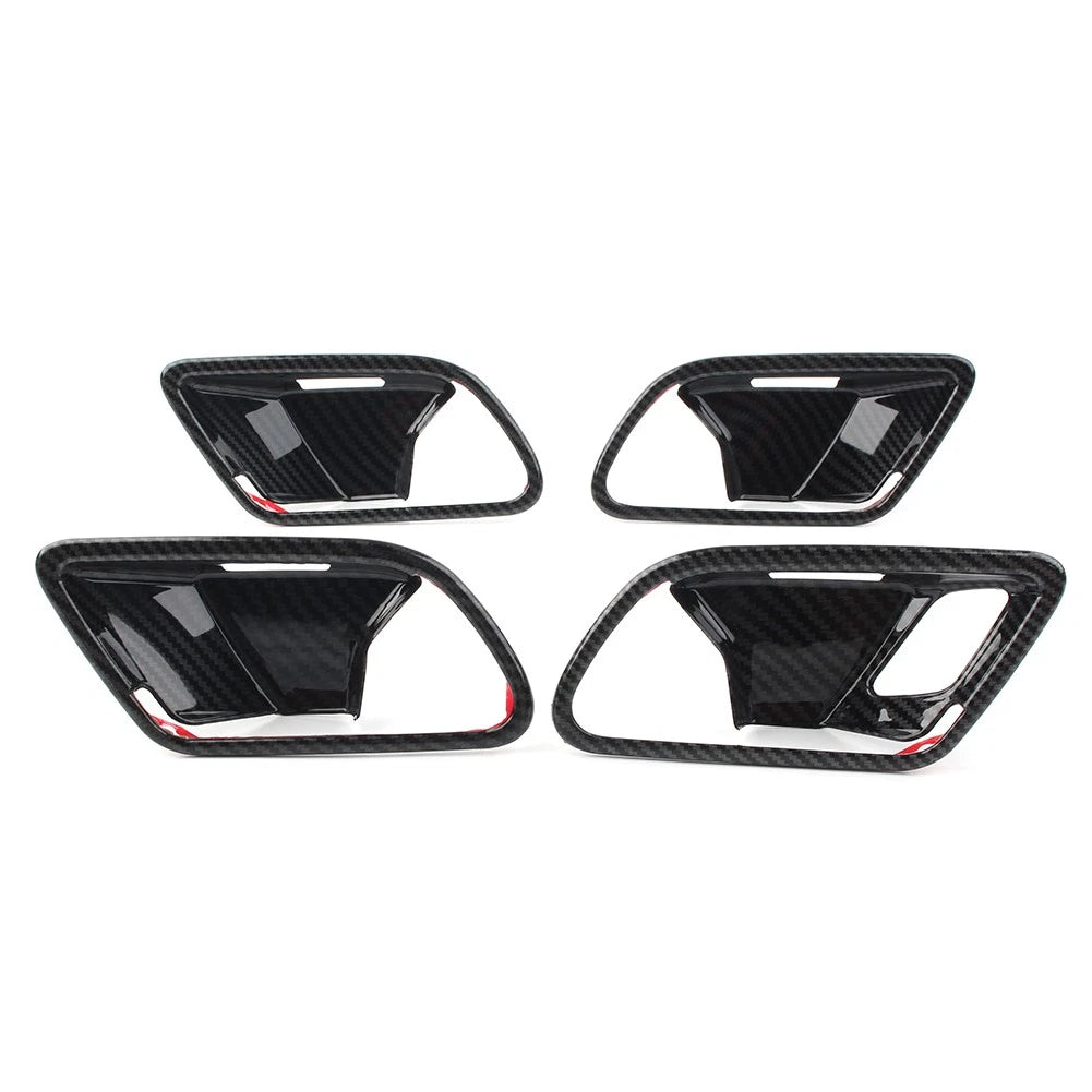 Inner Handle Bowl Covers for Mercedes-Benz A-Class W177 (LHD, Carbon Fiber)
