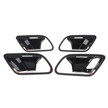 Inner Handle Bowl Covers for Mercedes-Benz A-Class W177 (LHD, Carbon Fiber)