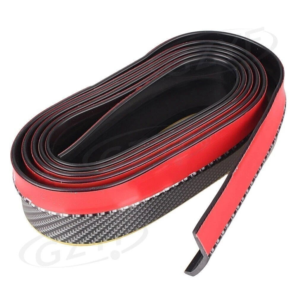 Carbon Fiber Splitter for - Rubber, 3M Adhesive, Yellow
