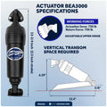 Bennett Bolt BEA3000 Electric Actuator 12-Volt for FO 4342 (Adjustable)