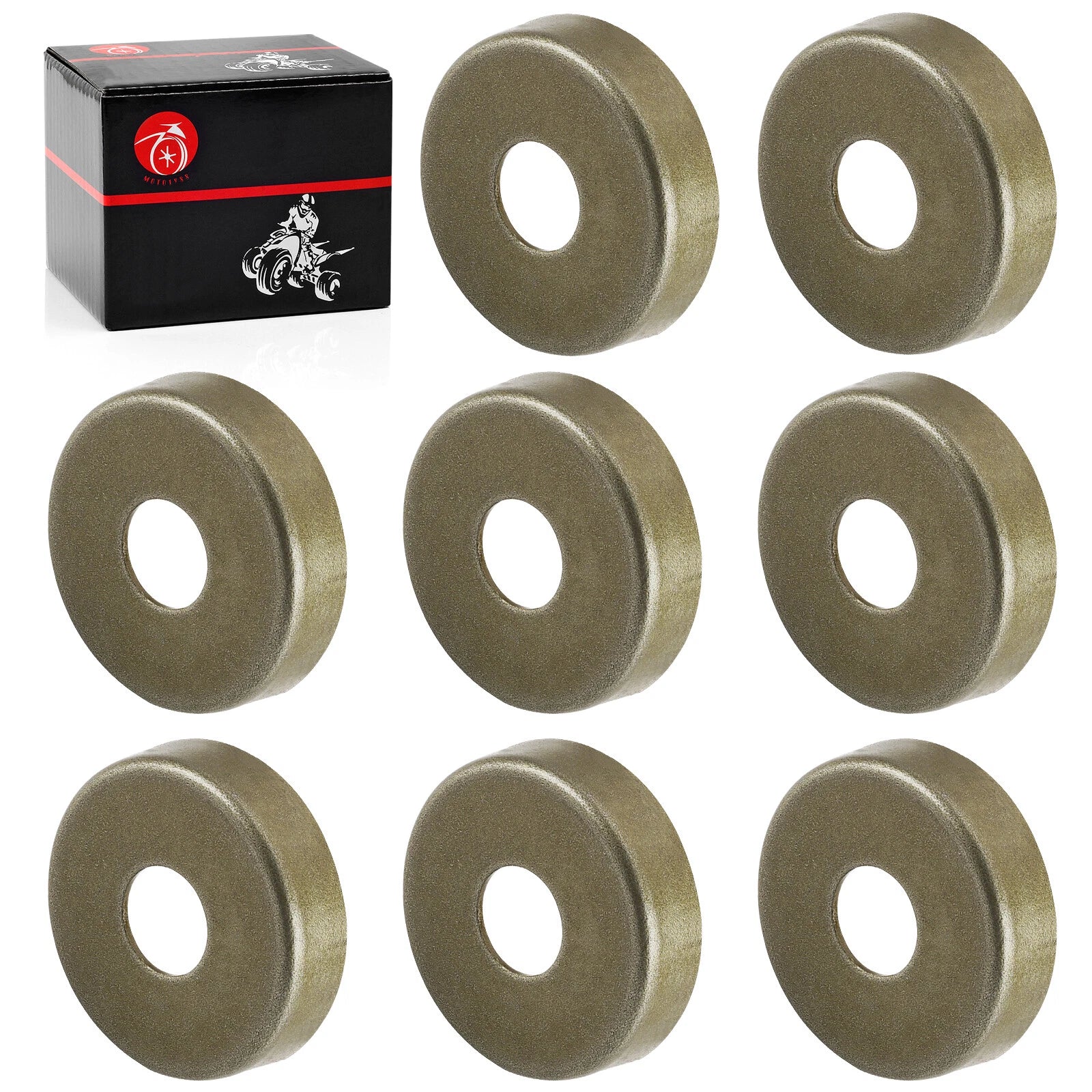 Set of 8 Front Arm Bushing Rubber Caps for Polaris Predator 50 (2004–2007) 0451762