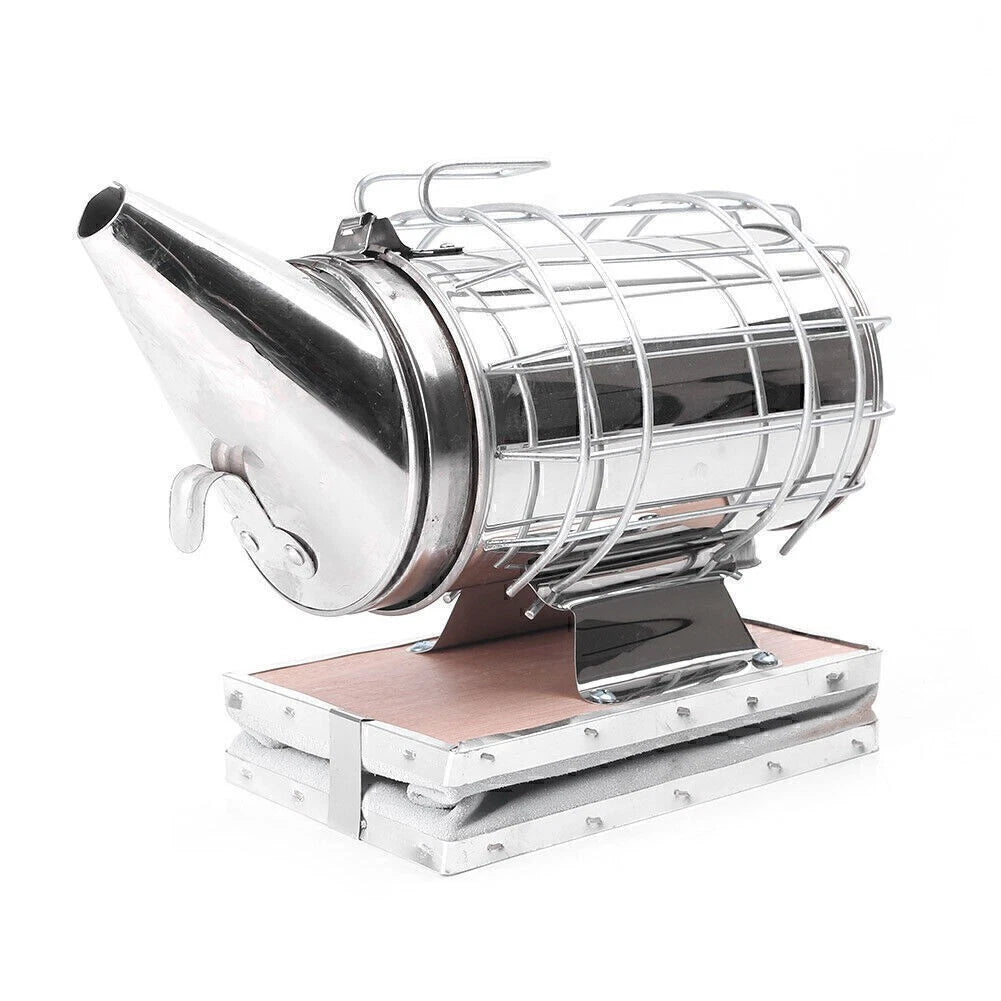 Bee Hive Smoker for Beekeeping Equipment (Small, Galvanized)