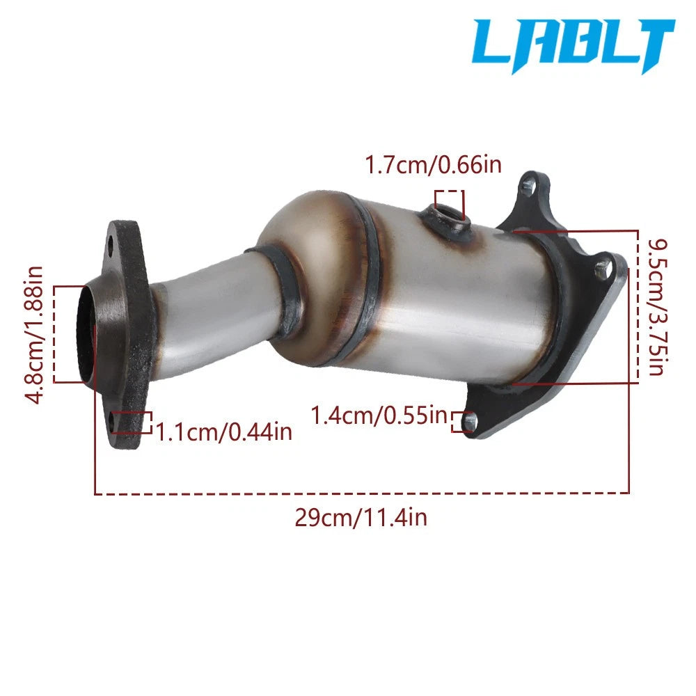Catalytic Converter for Ford Edge 3.5L 3.7L (2011–2014) Firewall Side