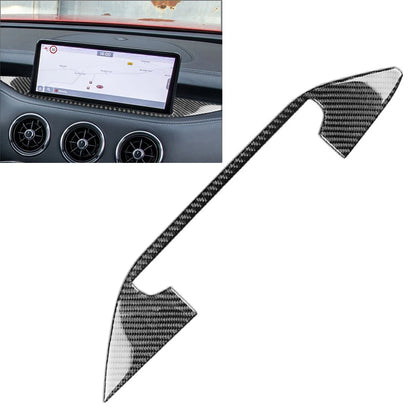 Carbon Fiber Navigation GPS Panel Cover for Kia Stinger (2018–2023)