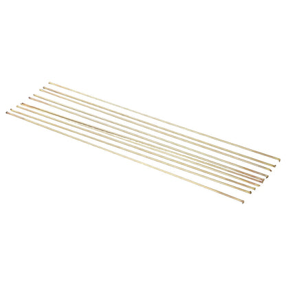 10x Easy Melt Welding Brazing Rods Low Temp Brass 1.6mm x 250mm