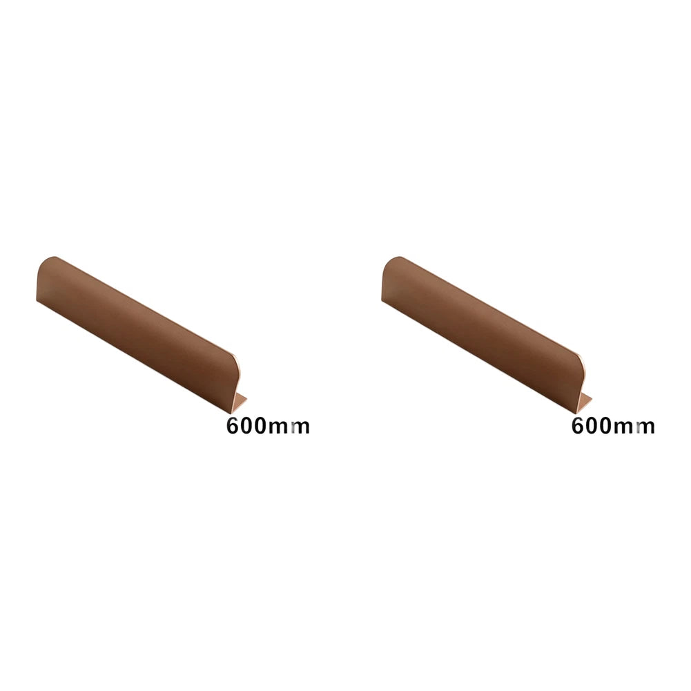 2X Aluminum Cabinet Finger Pulls for Drawer Fronts Cabinet Doors