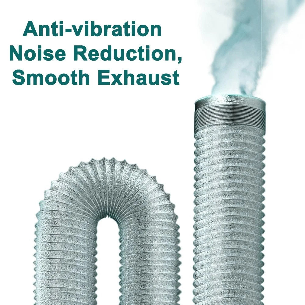 Extendable 1.5M Exhaust Hose for Dryer Range Hood Applications
