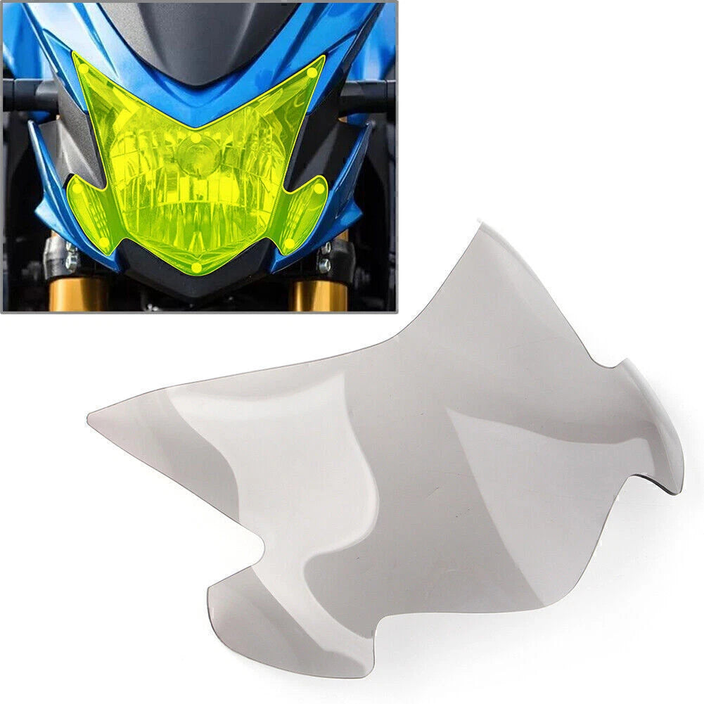 Front Headlight Guard Shield Lens Cover for Suzuki GSX-S750 (2015–2021) Smoke