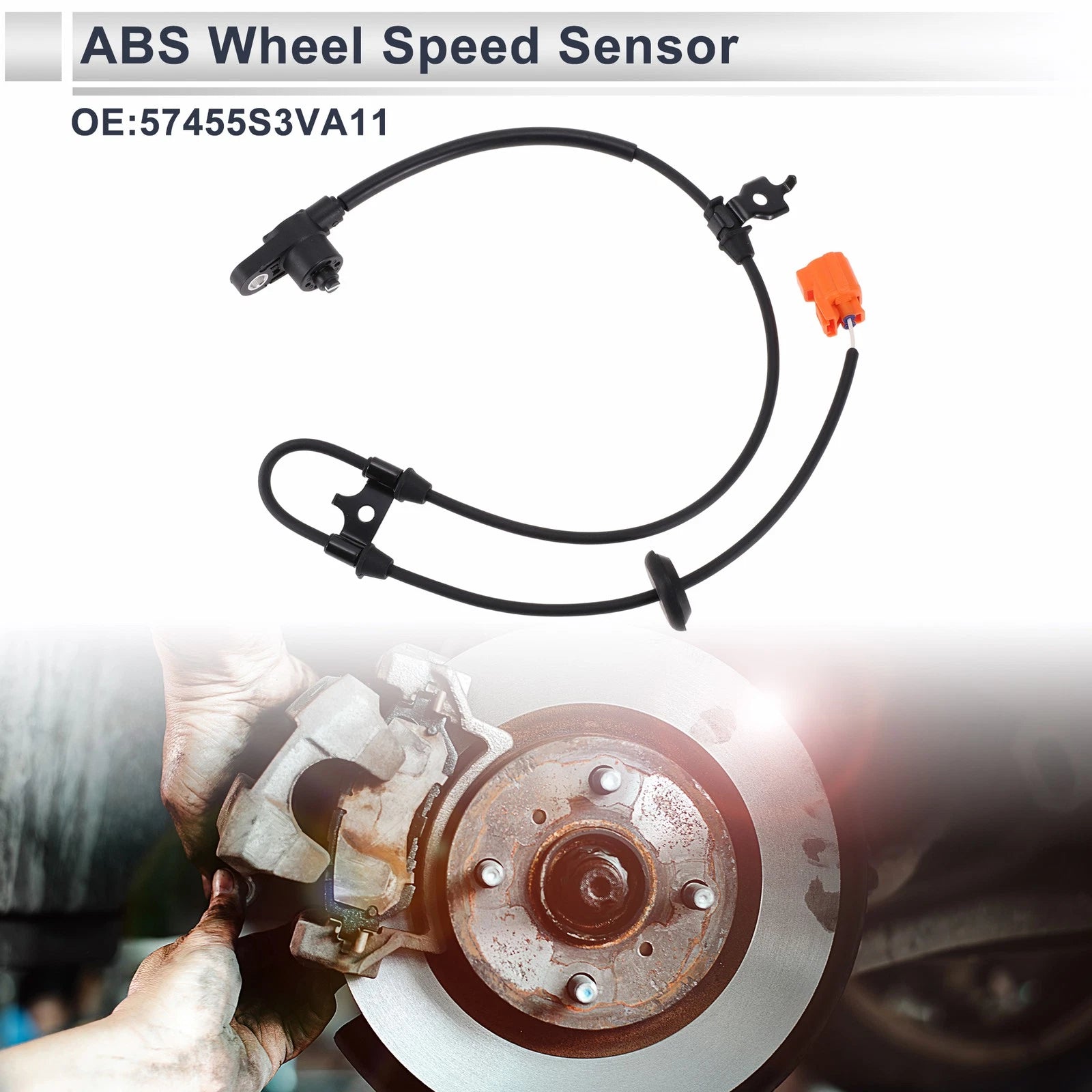 ABS Wheel Speed Sensor No. 57455S3VA11 for Acura MDX (2003–2006) Front Left