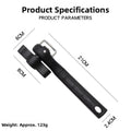 Compact Stainless Steel Can Opener Tool for Cans Lids Bottles