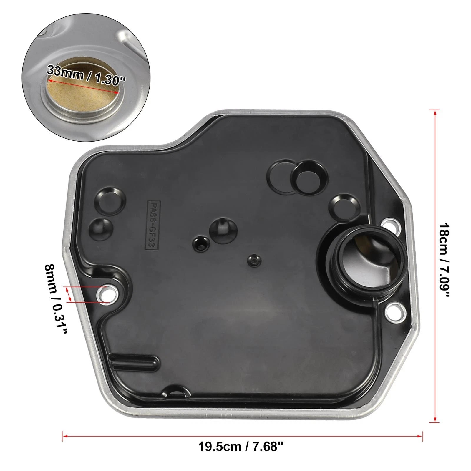 Automatic Transmission Filter Oil Pan Gasket Kit for Toyota Camry (2007–2011)