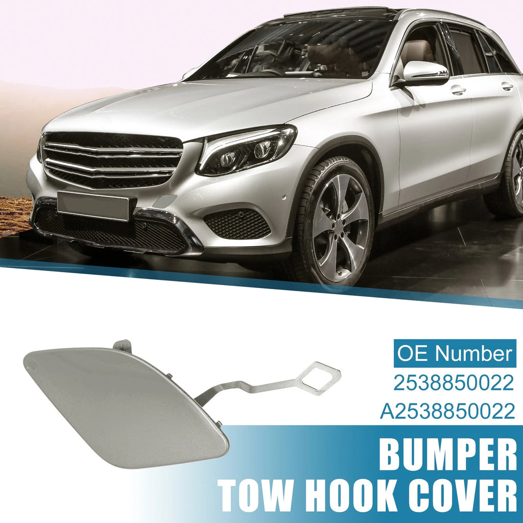 Front Bumper Tow Hook Cover Cap Replacement for Mercedes-Benz (2014–2018)