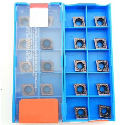 10x CCMT09T304-HMP PC9030 CCMT32.51-HMP Indexable CNC Carbide Inserts