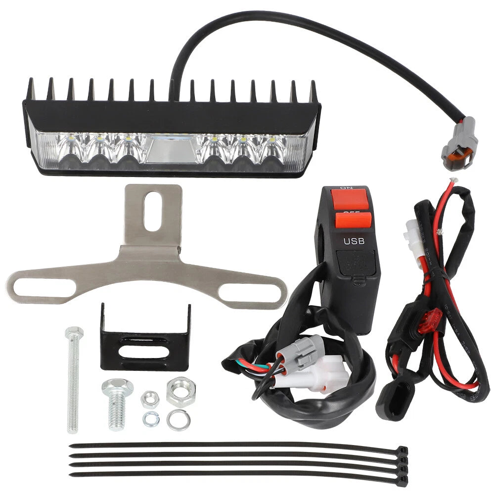 LED Headlight Light Bar Kit for Honda CRF250R CRF450R (2003–2008)