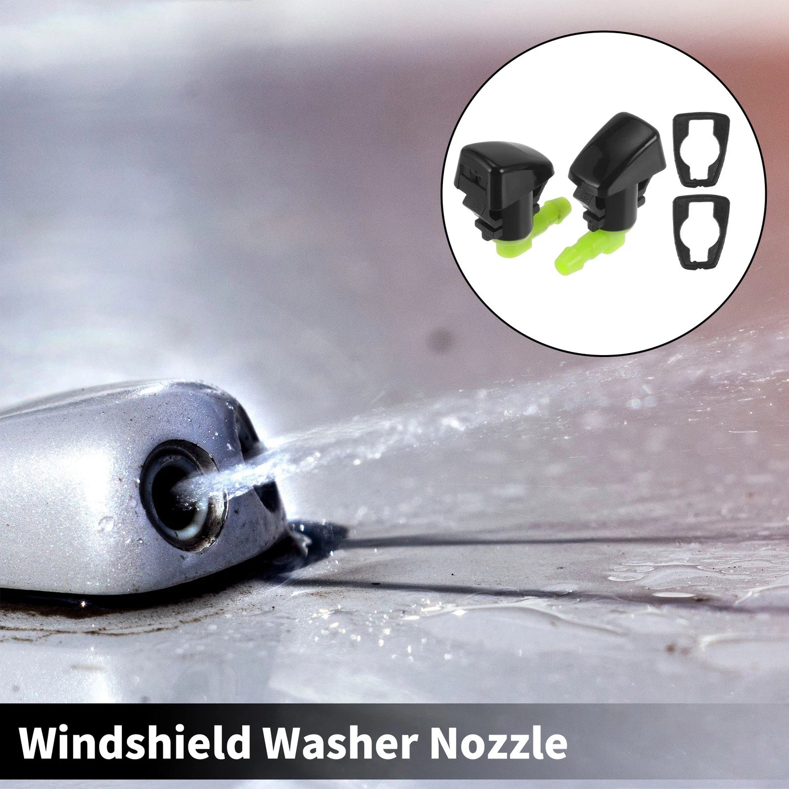2Pcs Front Windshield Washer Nozzle for Dodge Durango (2011–2023) No. 68269108AA