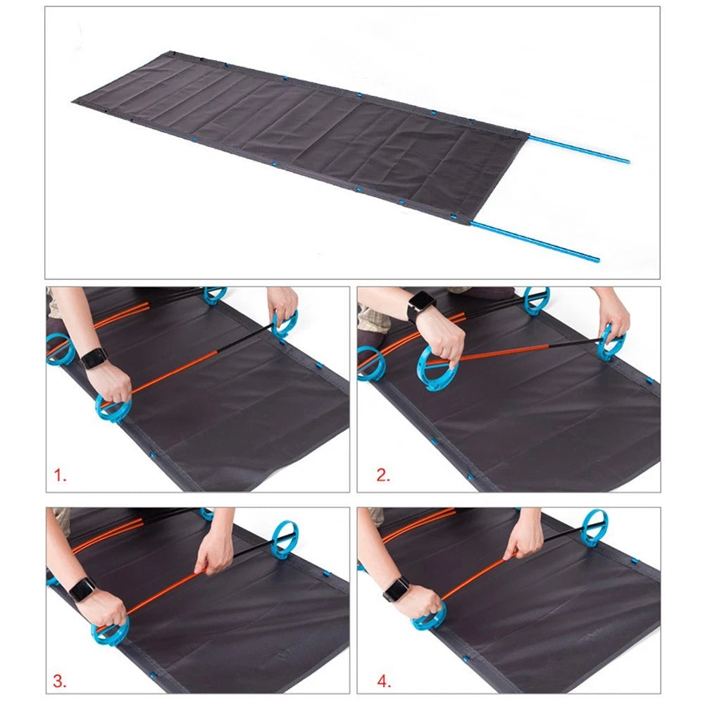 Portable Folding Cot Bed for Outdoor Camping