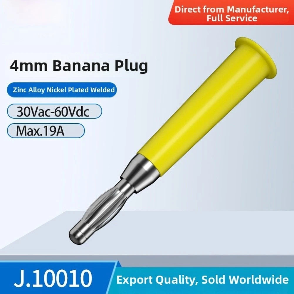 4mm Welding Terminal for Electrical Test Leads (Multiple Colors)