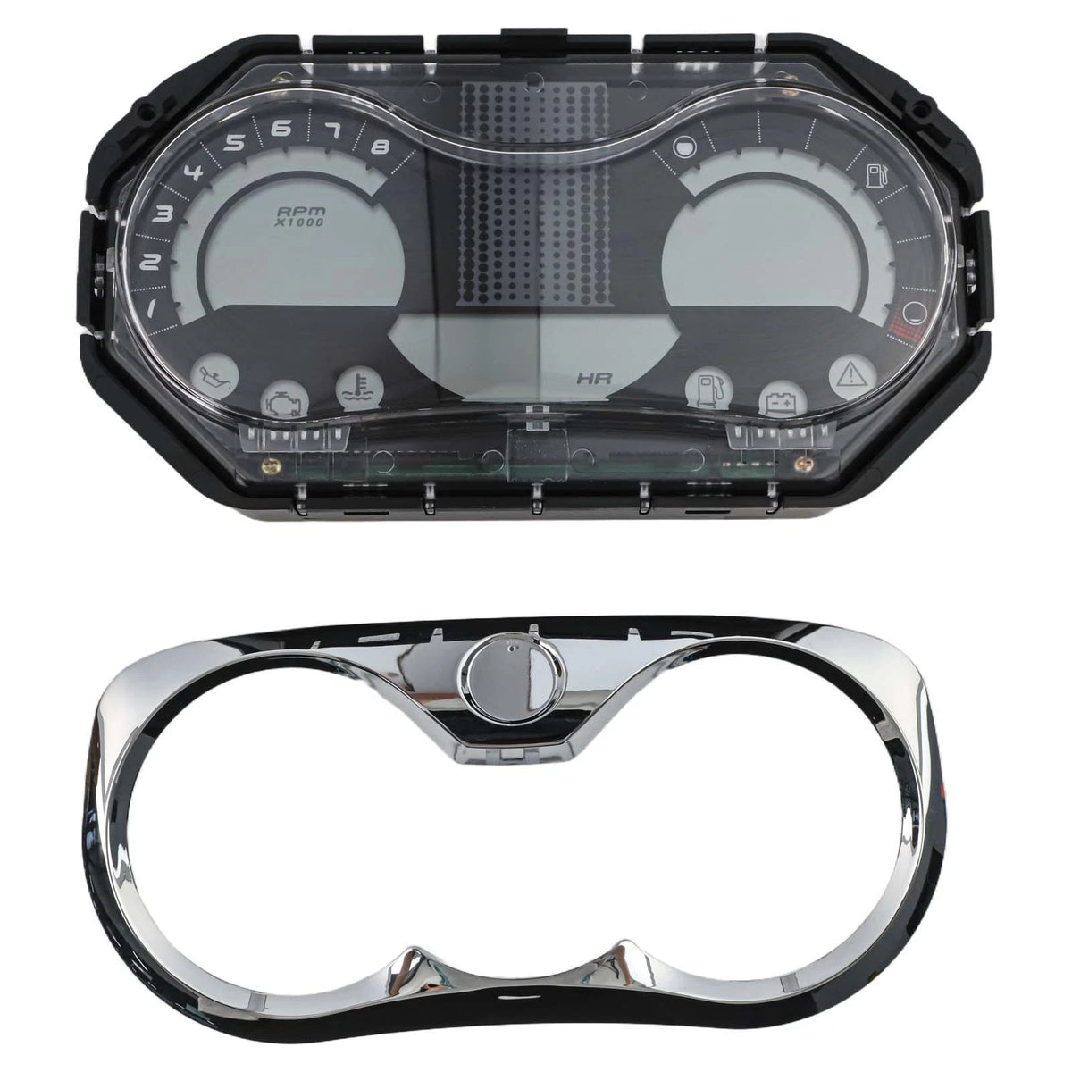 Speedometer Gauge Cluster with Chrome Bezel for GTI (2006–2007)