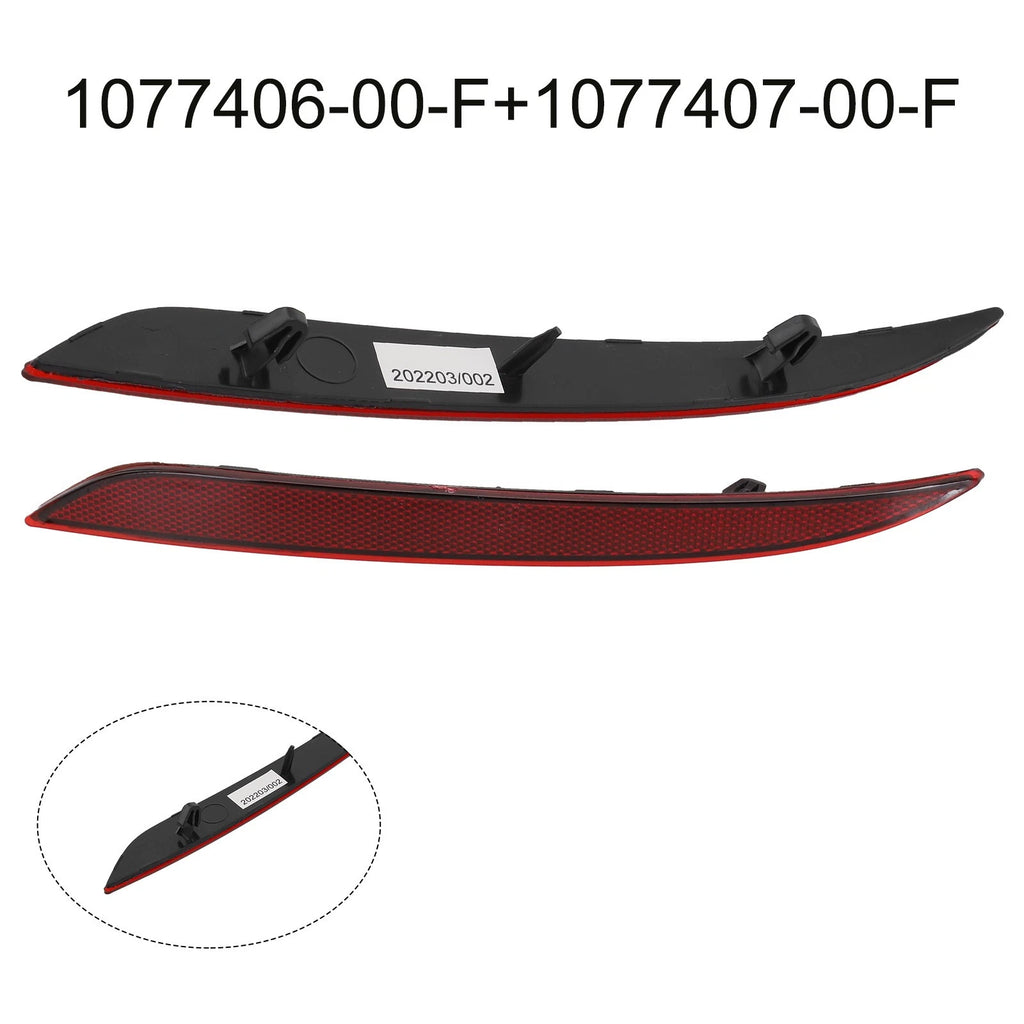 2X Reflector Lamp Light for Car Accessories Rear Bumper