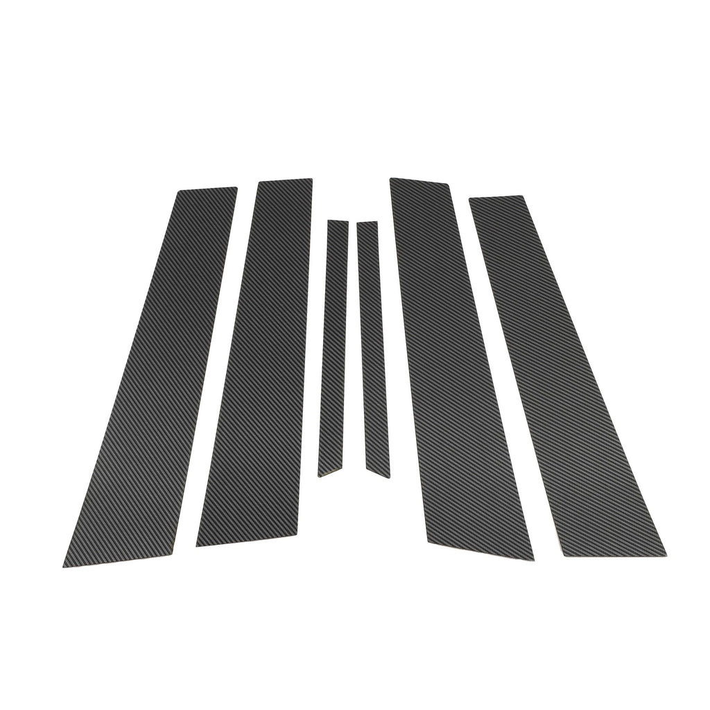 6 Pcs Door Pillar Window Trim Replacement for Mercedes E-Class (2010–2024)