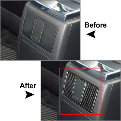 Rear Power Outlet Panel Cover Trim for Volkswagen Passat B5 (2001–2005) Black