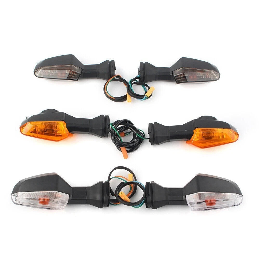 Rear Indicator Clear for Kawasaki Ninja 300 (2013–2017) Amber/Clear/Black