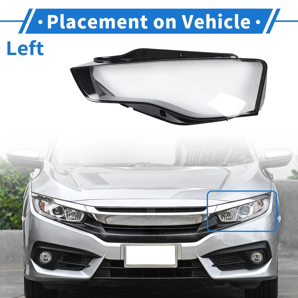 Headlight Lens Cover Front Left for Audi A5 (2012–2015)