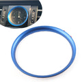 Interior Central Console Clock Frame Ring Trim for VW Passat B8 (2016–2019) Blue