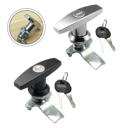 Weather Resistant T Handle Lock with Key for Various Storage Solutions