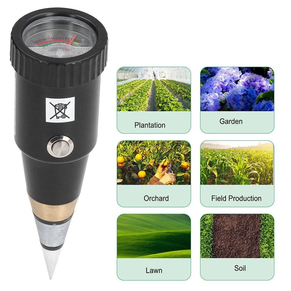 Soil pH Tester for Gardening (Portable)