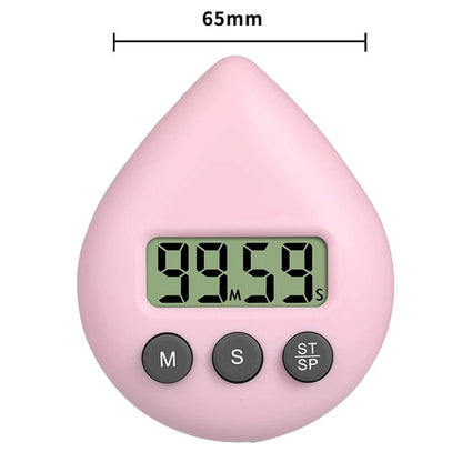 Waterproof Digital Timer for Kitchen and Bathroom with Memory Function