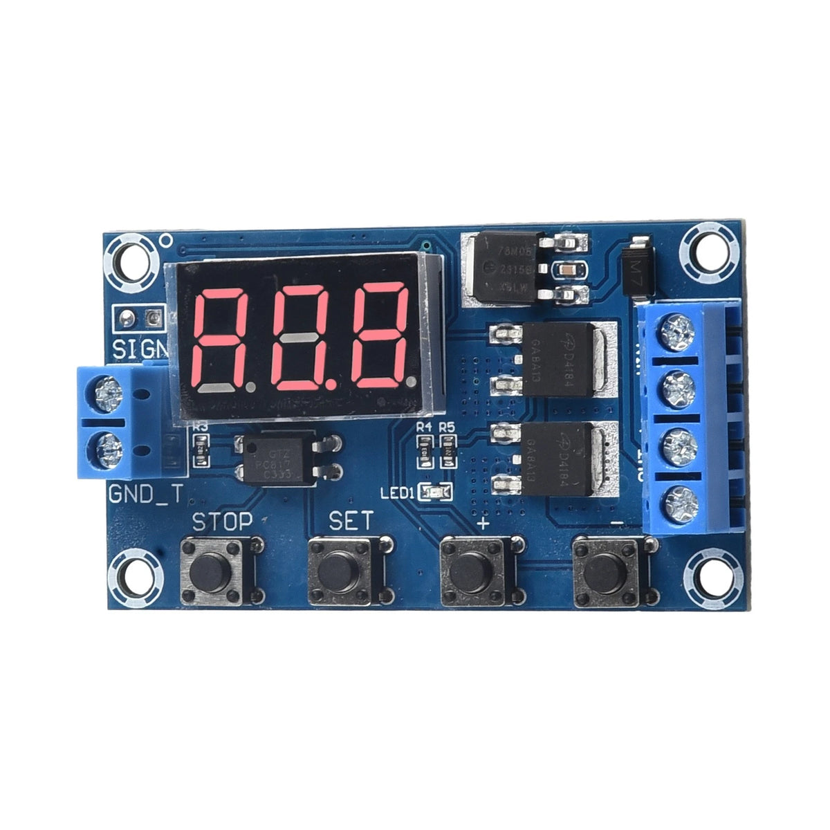 Wide Voltage Input Relay Delay Board Multifunctional Timer