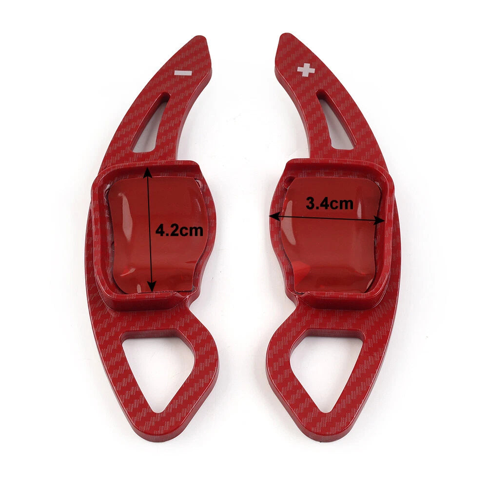 Pair Steering Wheel Paddle Shifter Extensions for Volkswagen Golf 5, 6, Jetta (2003–2013)