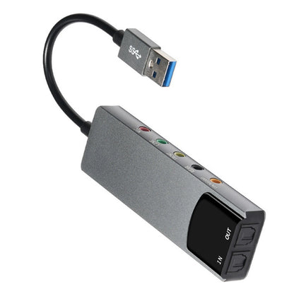 USB Sound Card 5.1 Channel External Audio Card for PC Computer