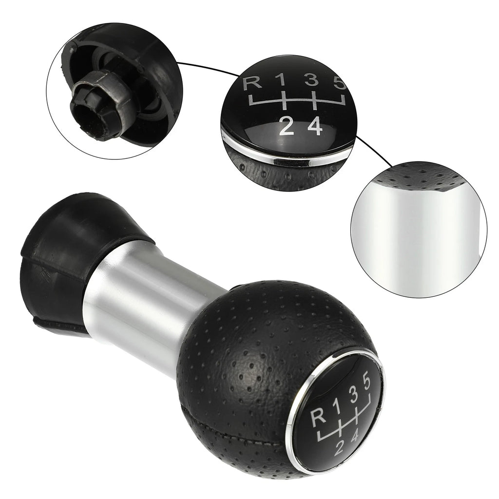 5 Speed Gear Shifter Knob Head Handle Replacement for Audi A3 (2001–2003)