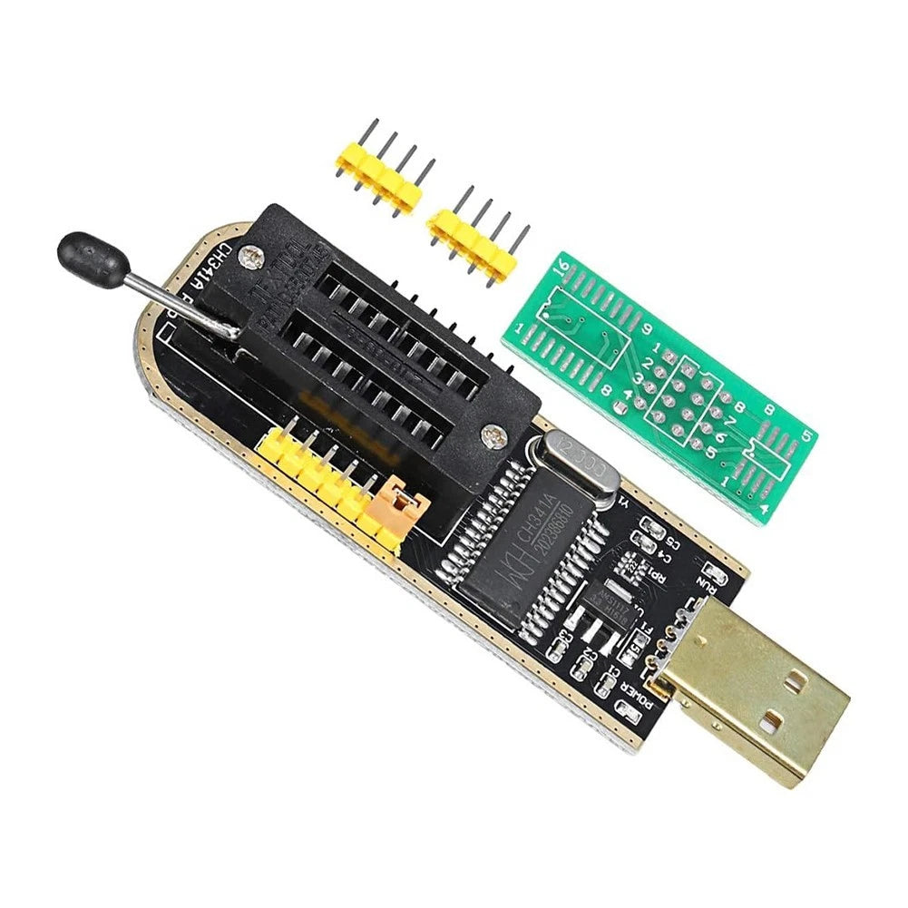 CH341A USB Programmer for EEPROMs (In Circuit Programming)