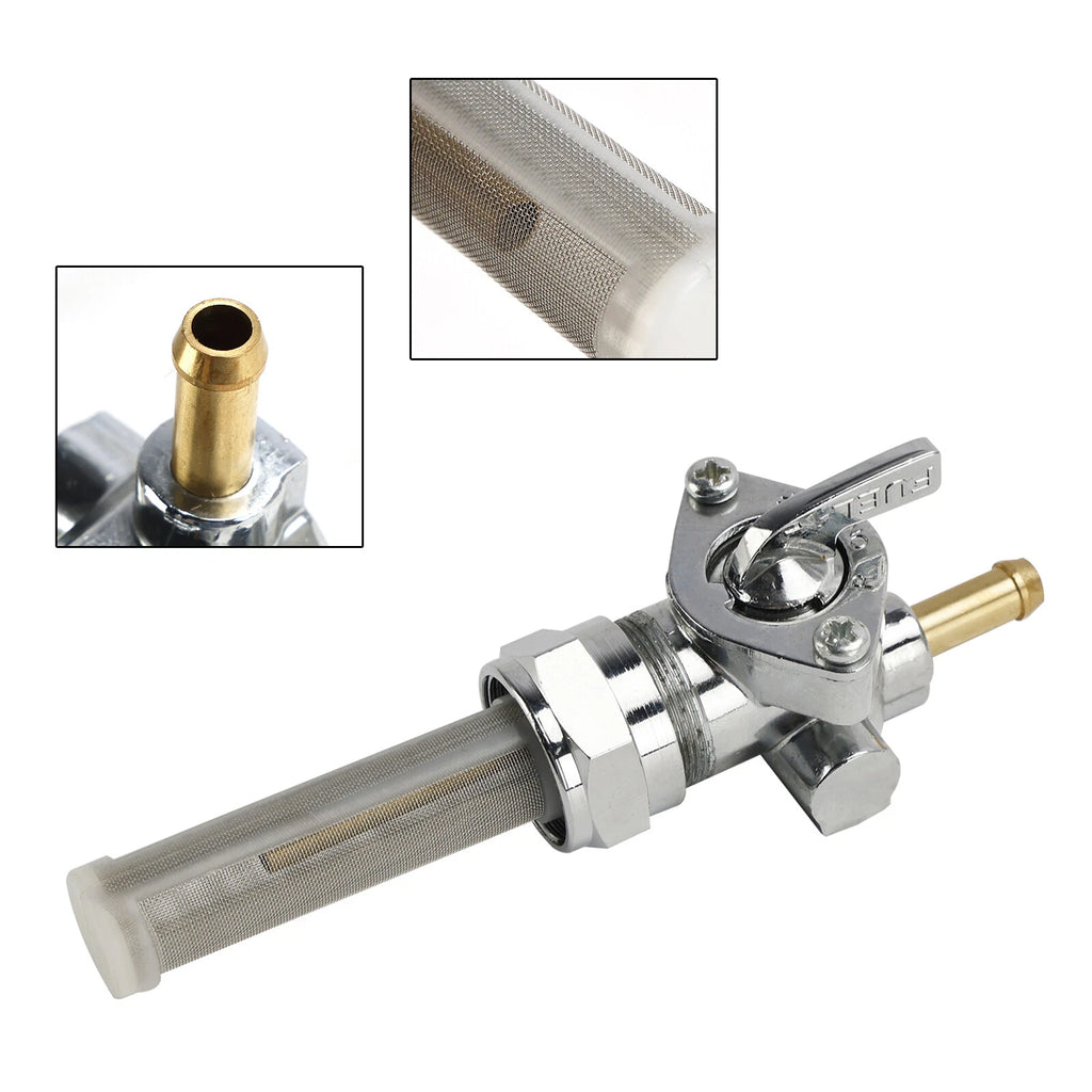 Gas Tank Fuel Cock Valve Petcock for Harley FLH FXE (1975–1982) 62166-81