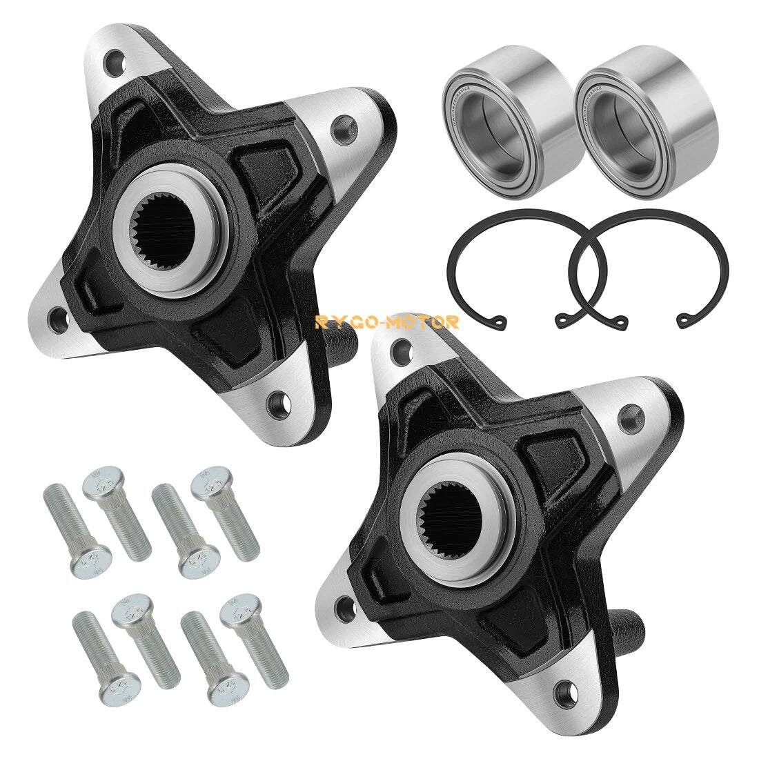 2X Rear Wheel Hubs & Bearing Kit for Polaris RZR XP 900 (2011–2013) 5137278