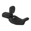Driver & Passenger Backrest for Harley Road Glide (2009–2023) Black