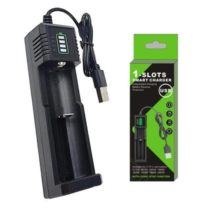 USB Charger for 21700 14500 18500 26650 Lithium Batteries (2023)