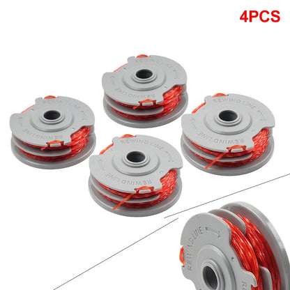 Set of 4 Trimmer Spool & Line 1.5mm 36ft for Flymo FLY021