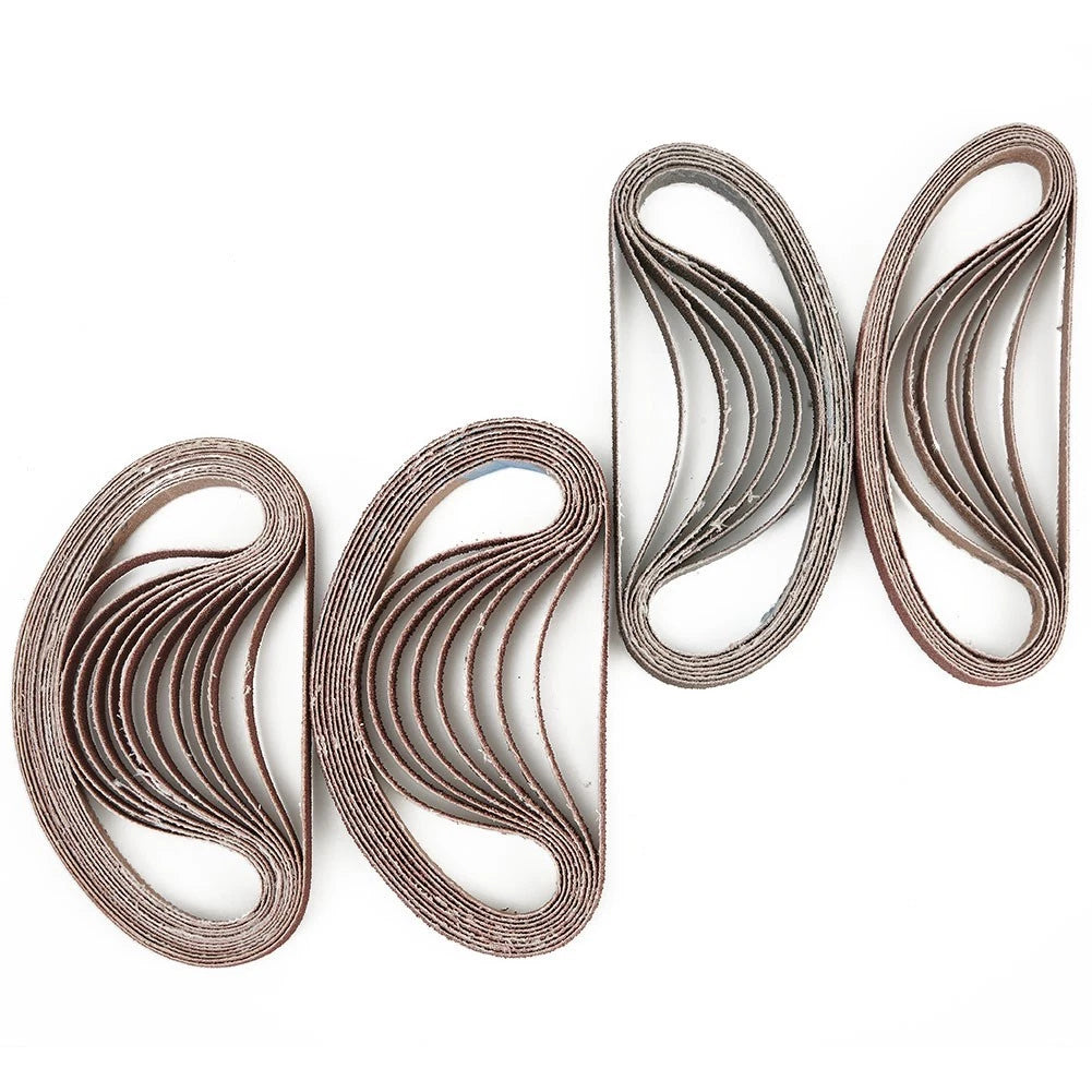 50pcs 330X10mm Aluminum Oxide Sanding Belts 60/80/100/120 Grit